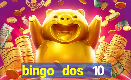 bingo dos 10 mandamentos da lei de deus